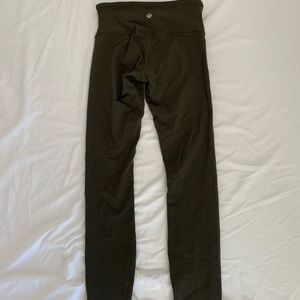 Lululemon Army Green Leggings